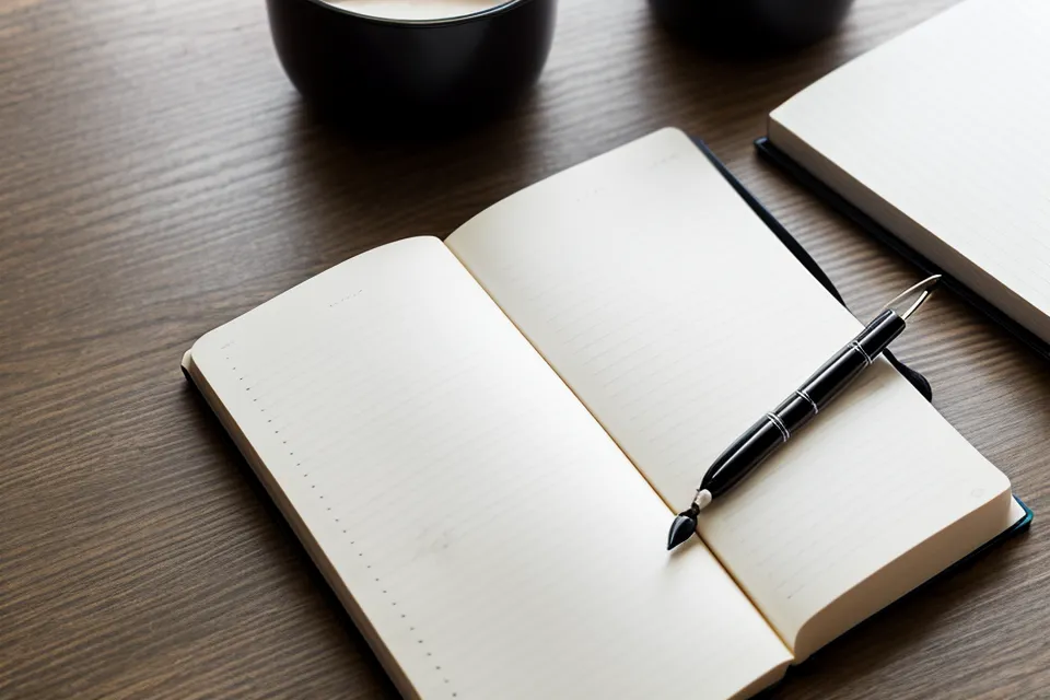 Handgeschriebene Notizen in einem Notizbuch über Frequenz-Experimente und Audioformate