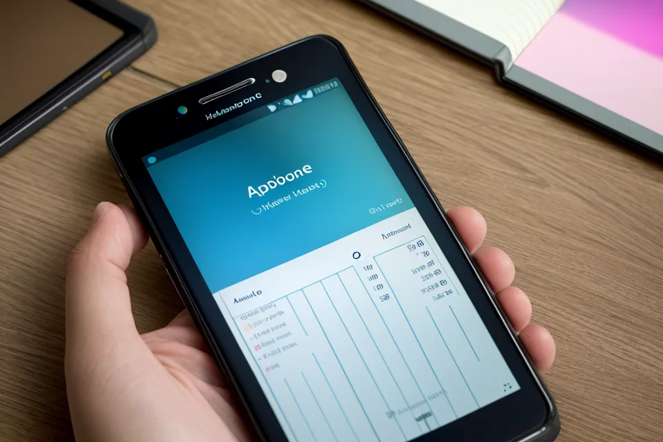 Smartphone mit DMH Beats App neben handgeschriebenem Protokoll für Subliminal-Erfahrungen und innere Unruhe
