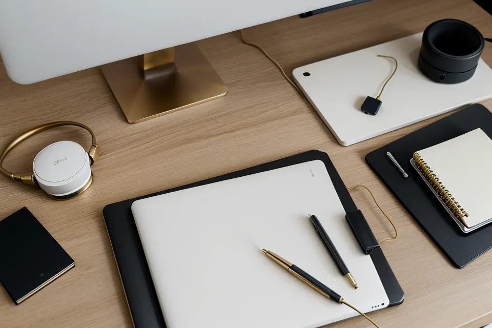 Binaurale Beats Erfahrungen: Kopfhörer und handschriftliches Hörprotokoll für Fokus-Sessions im Homeoffice